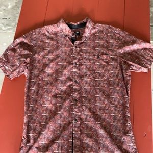 Men’s Hurley short sleeve casual button down